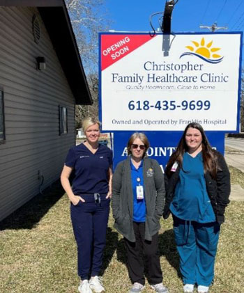 Pictured are (from L to R): Malori Newbury, FNP-C; Martha Galloway, Patient Intake; Lindsey Niblett, CMAPictured are (from L to R): Malori Newbury, FNP-C; Martha Galloway, Patient Intake; Lindsey Niblett, CMA